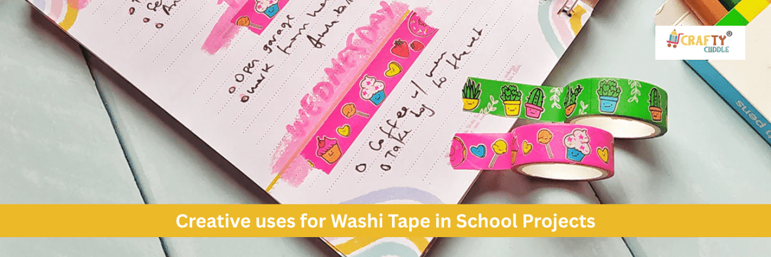 Creative uses for Washi Tape in School Projects - CRAFTY CUDDLE
