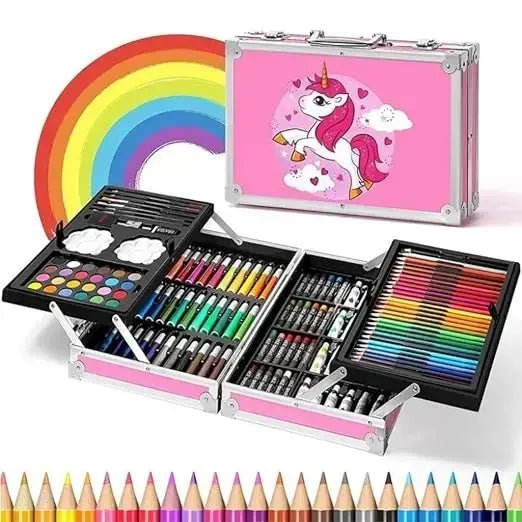 145-Piece Pink Unicorn Art Kit