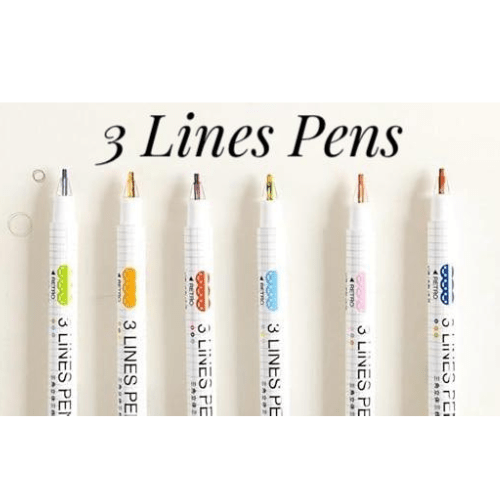 3-Line Pen Pack