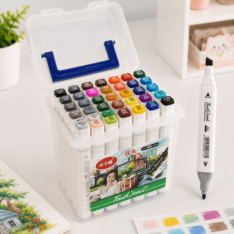 48 Dual-Tip Sketch Markers