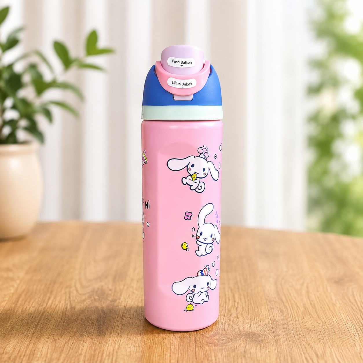 Kawaii Cartoon Stainless Steel Water Bottle