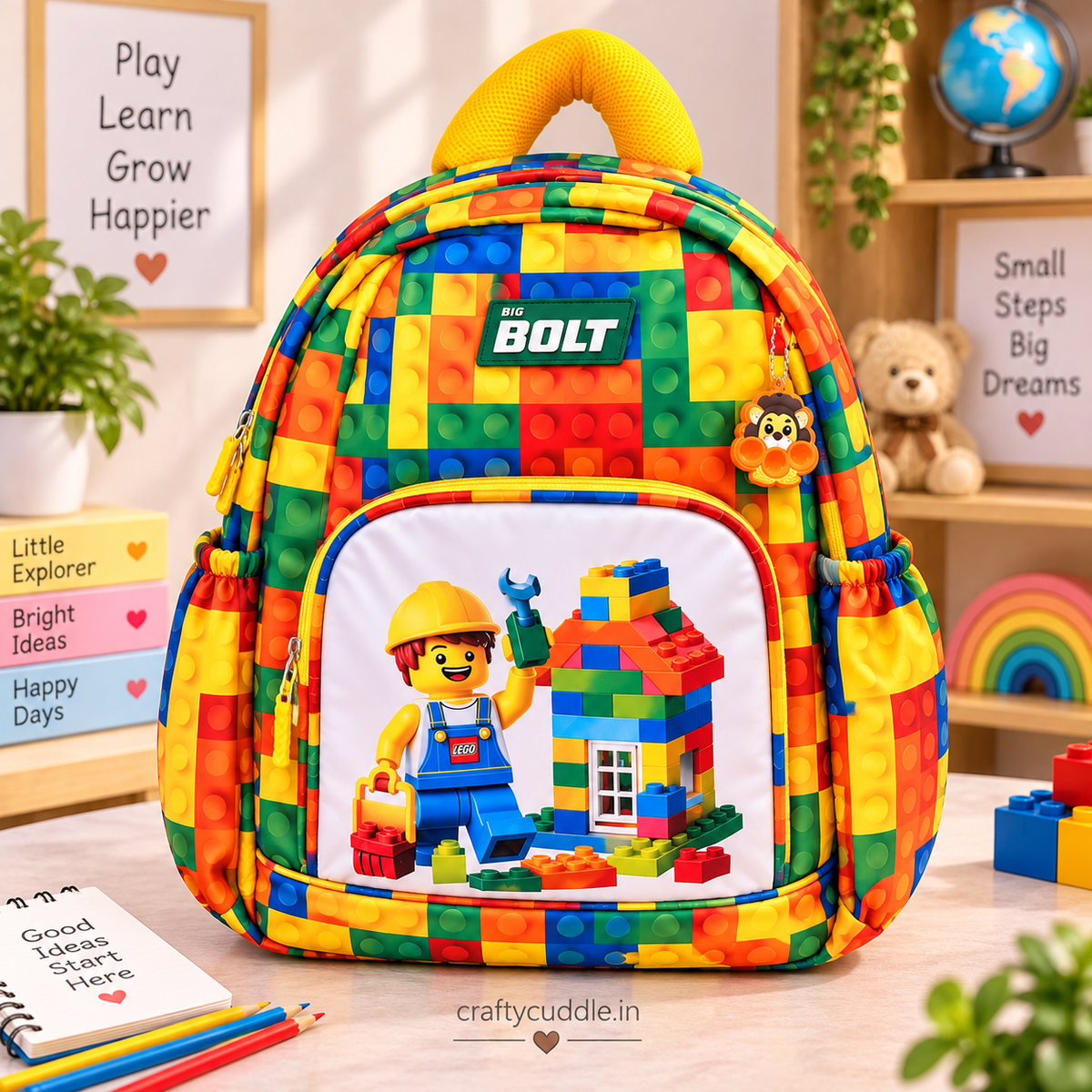 Stylish Printed Kids School Backpack