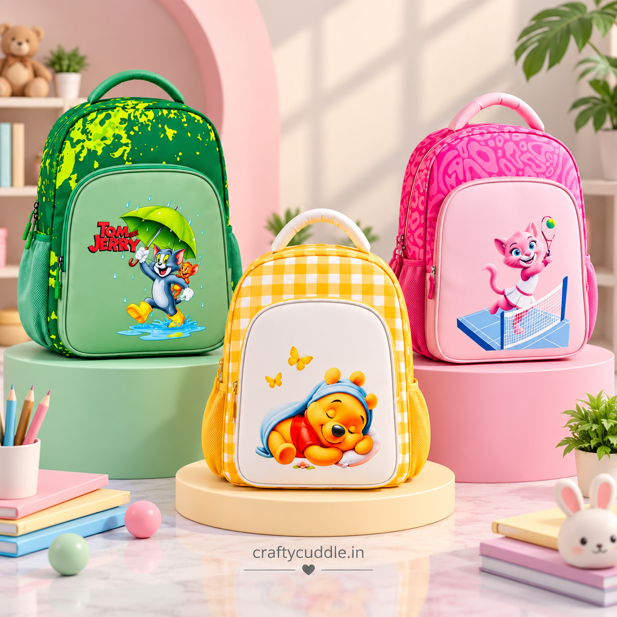 Cute Cartoon School Backpack