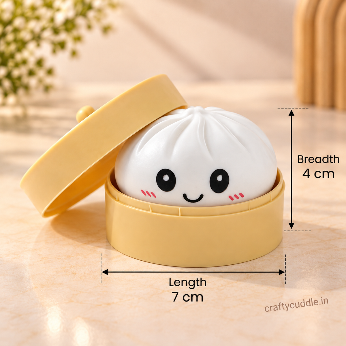 Cute Kawaii Bun Squishy Toy