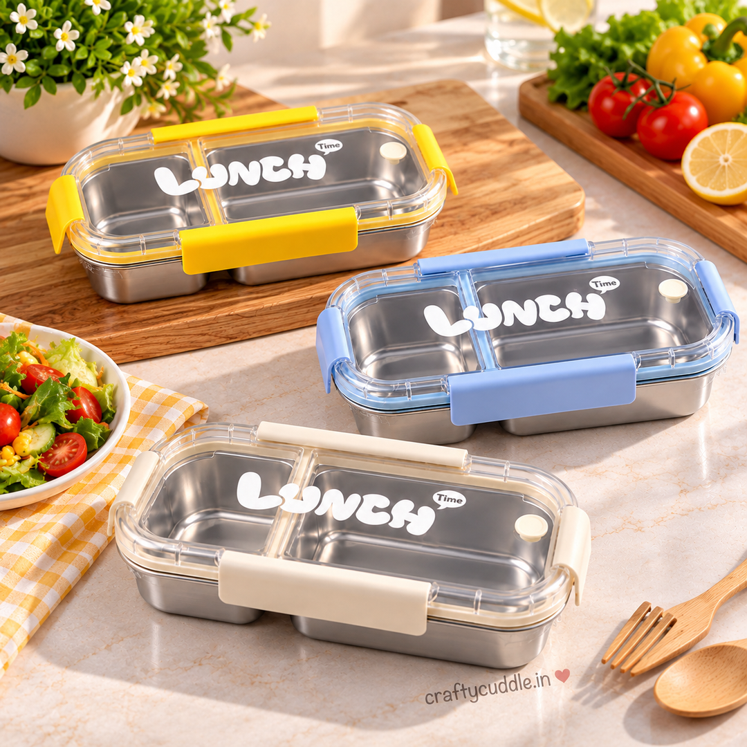 Twin-Compartment Lunch Box