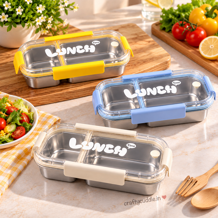 Twin-Compartment Lunch Box