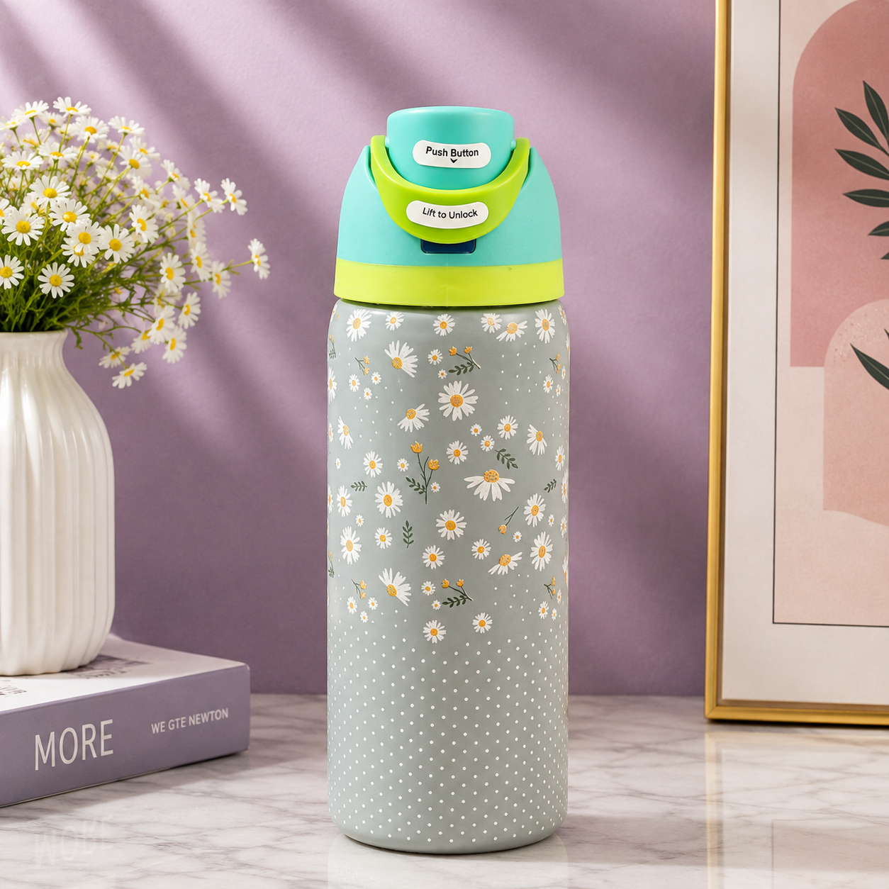 Cute Printed Insulated Bottle