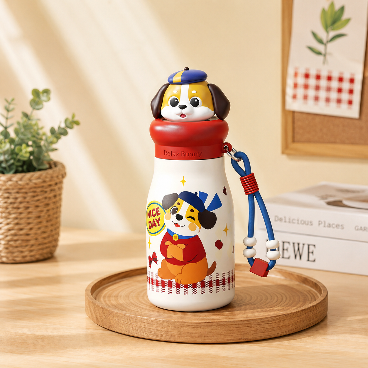Animal Friends Kids Water Bottle