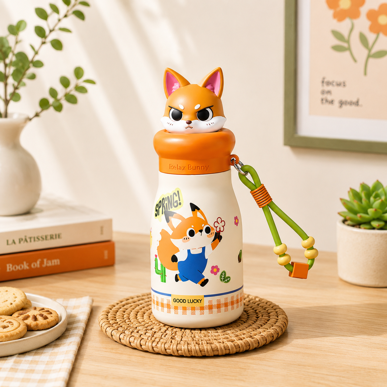 Animal Friends Kids Water Bottle