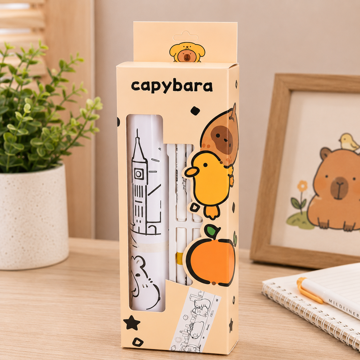 Kids Acrylic Marker Coloring Kit Set