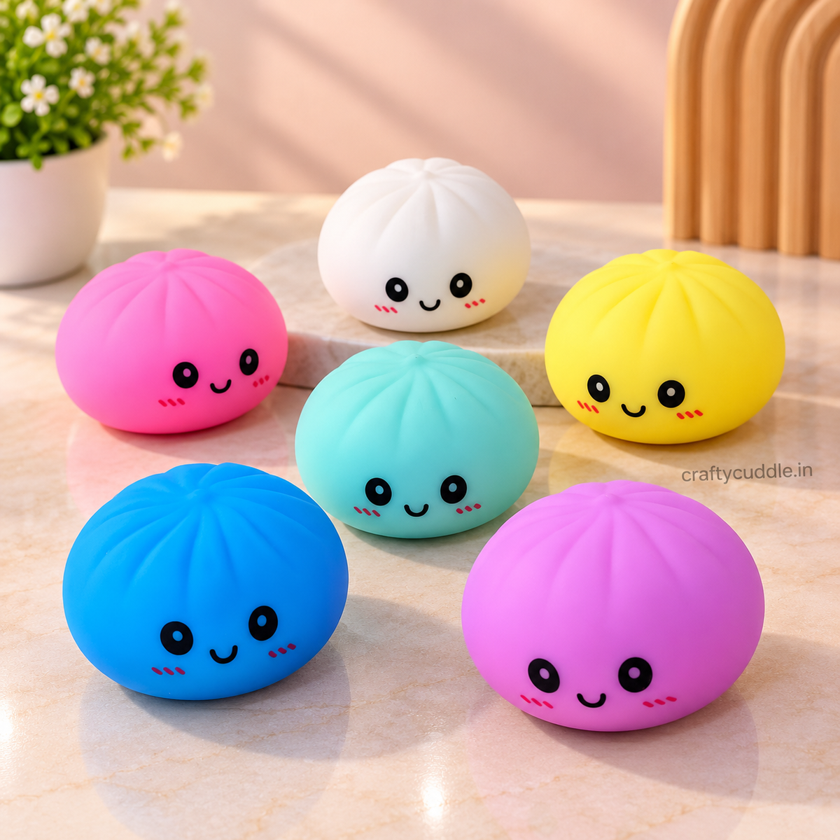 Cute Kawaii Bun Squishy Toy