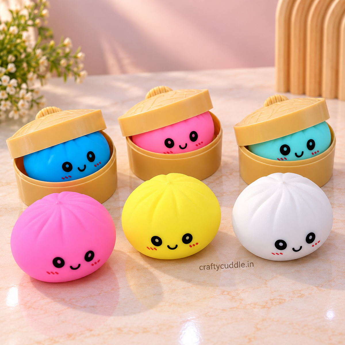 Cute Kawaii Bun Squishy Toy