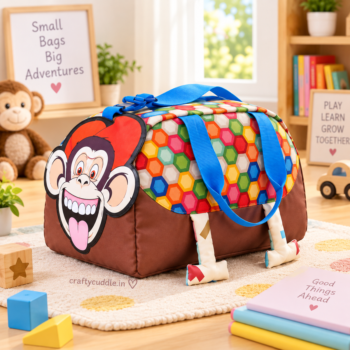 Kids Cartoon Character Duffel Bag