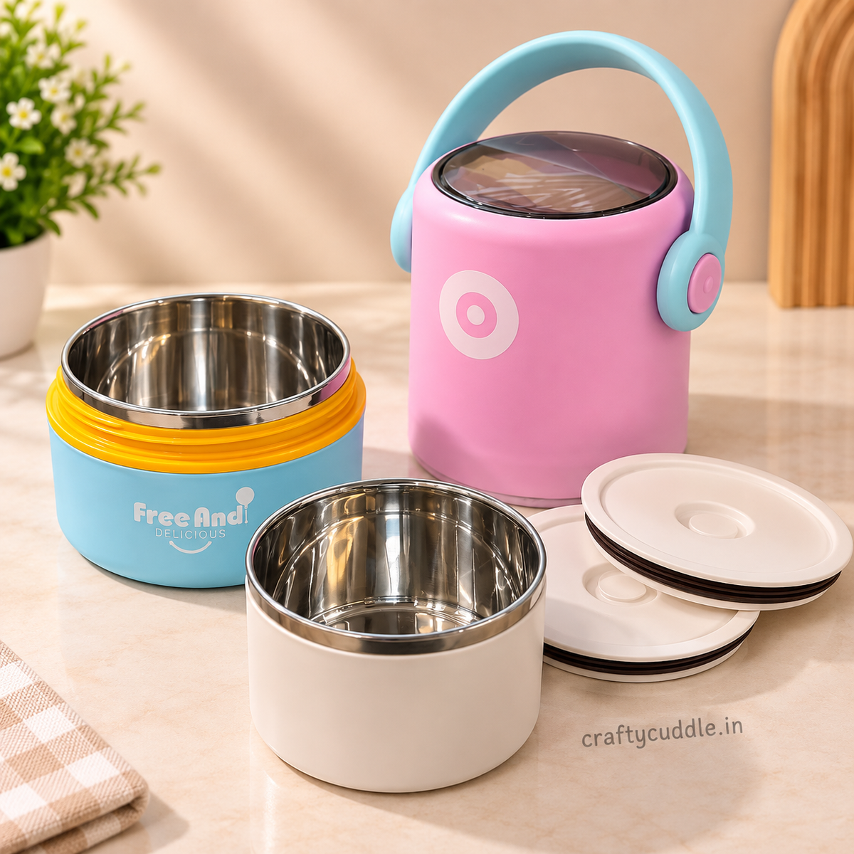 Double-Layer Insulated Lunch Box