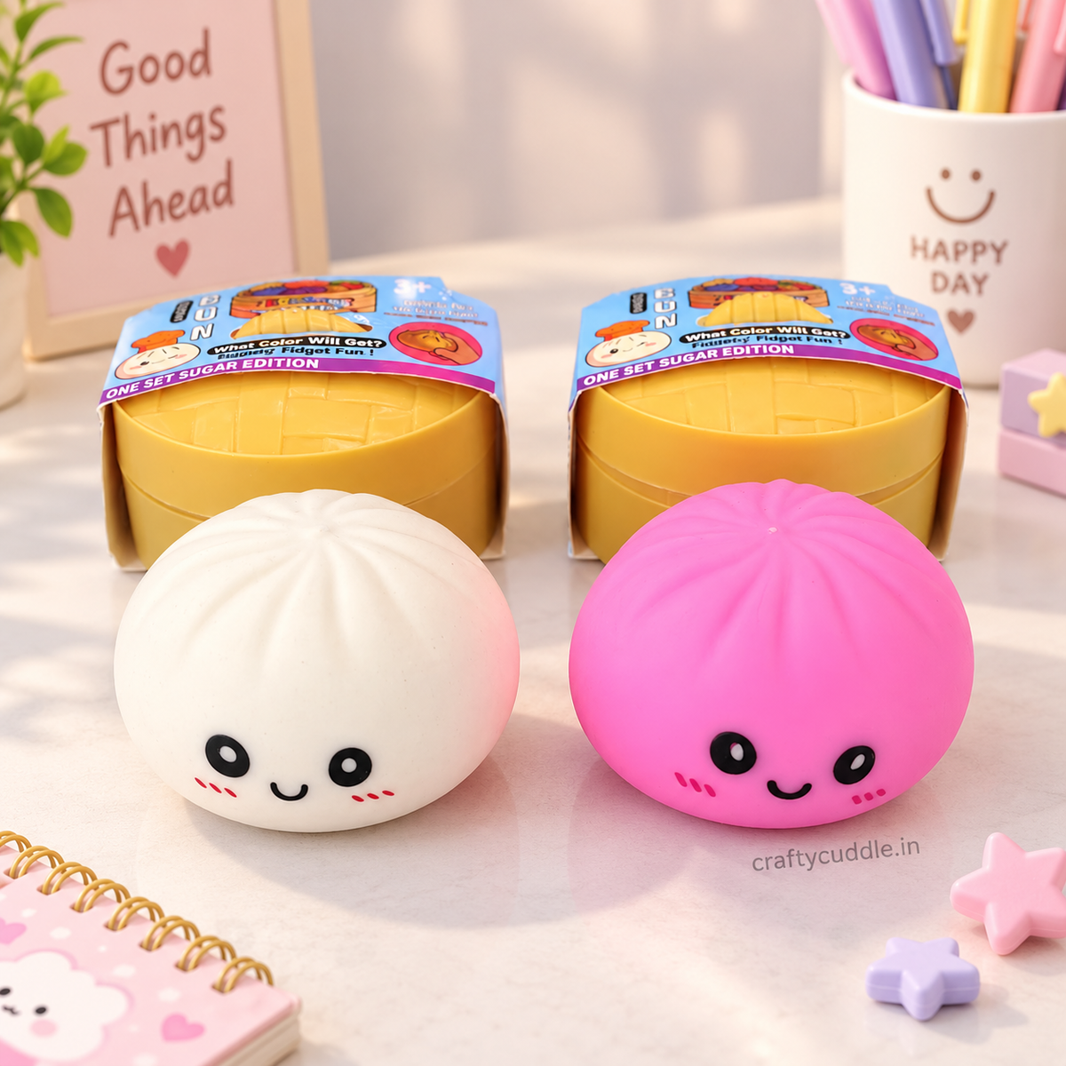 Cute Kawaii Bun Squishy Toy