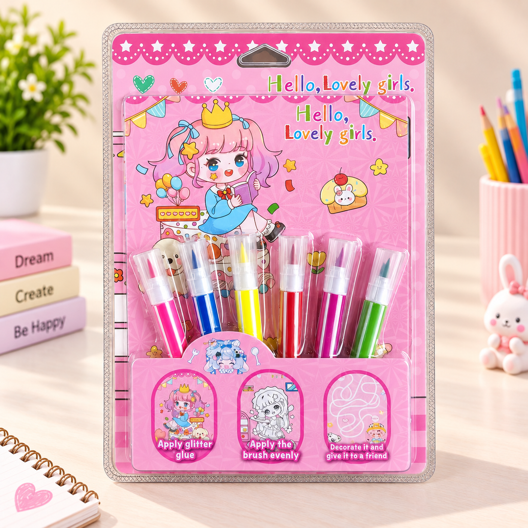 Kids Coloring Activity Set