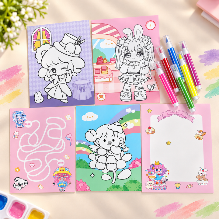 Kids Coloring Activity Set
