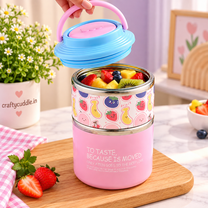 Kids Food Storage Container with Handle