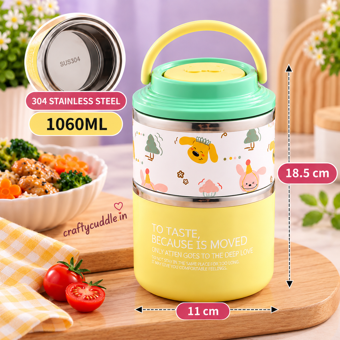 Kids Food Storage Container with Handle
