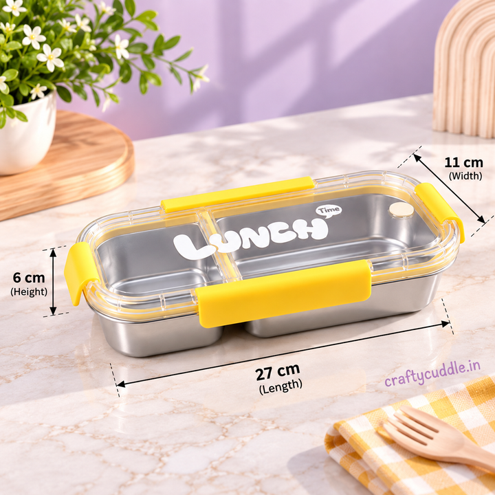 Twin-Compartment Lunch Box