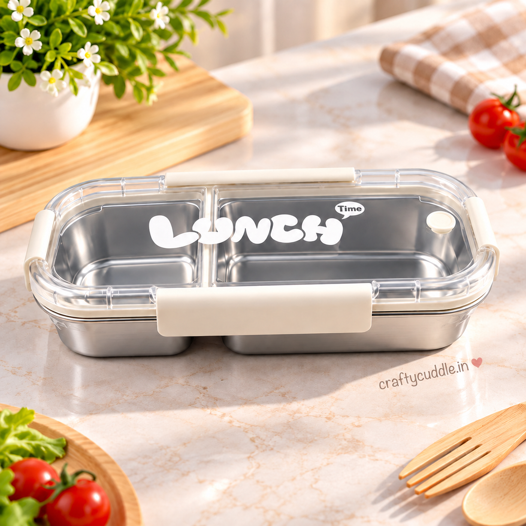 Twin-Compartment Lunch Box