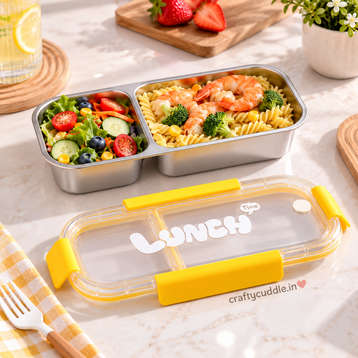 Twin-Compartment Lunch Box