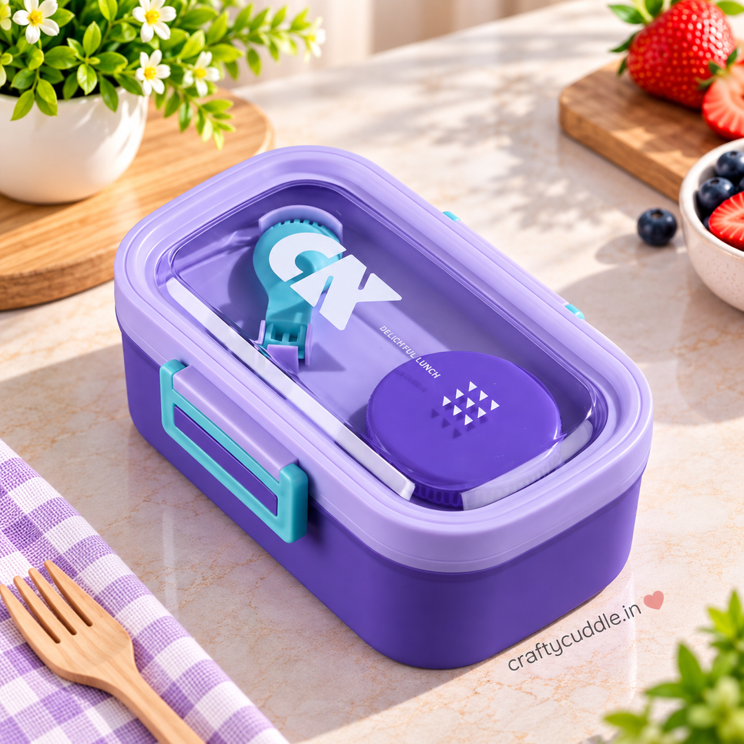 HappyMeal Kids Bento Box with Sauce Container