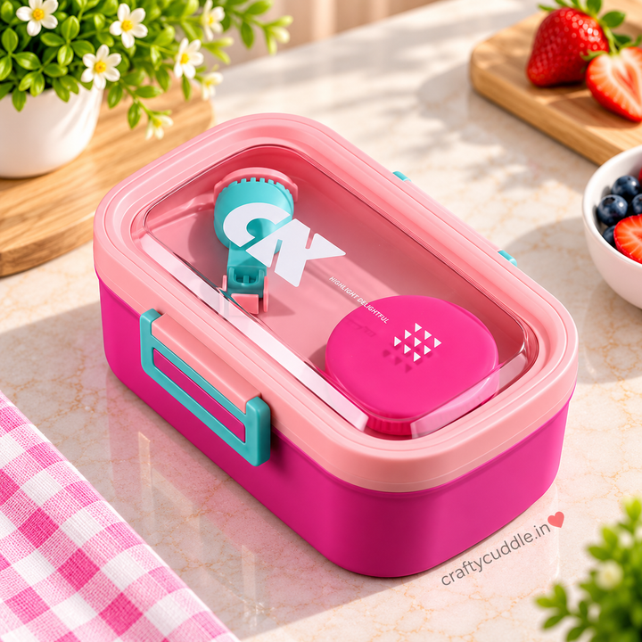 HappyMeal Kids Bento Box with Sauce Container