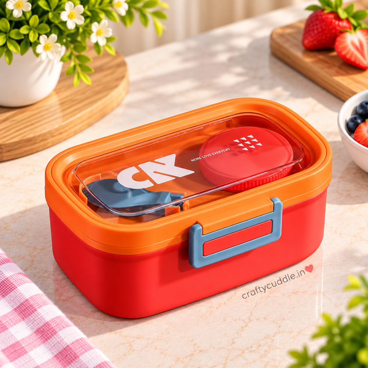 HappyMeal Kids Bento Box with Sauce Container