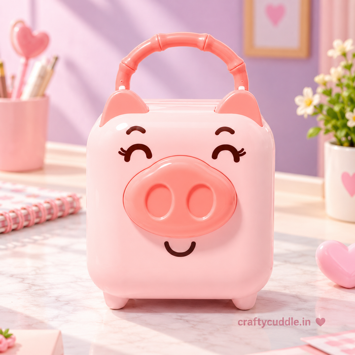 Cute Pig Coin Bank for Kids