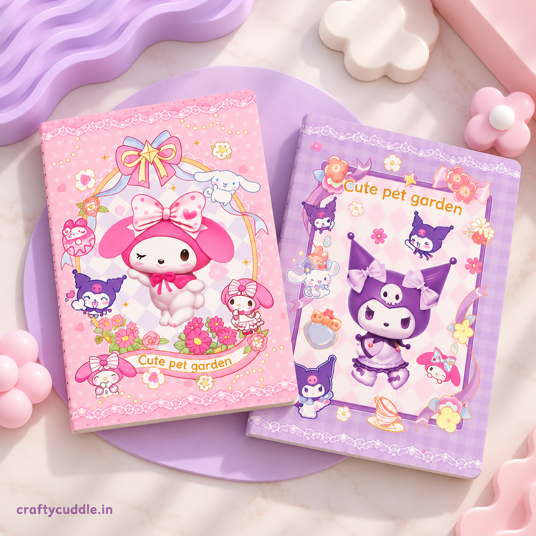 Kawaii Pet Garden Notebook