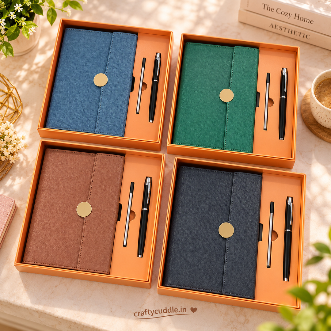 Elegant A5 Diary &amp; Pen Gift Set