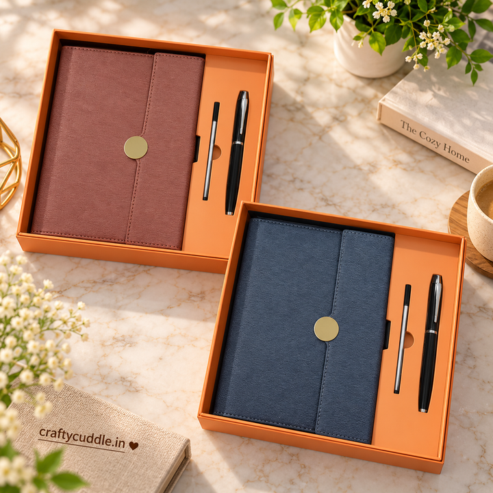 Elegant A5 Diary &amp; Pen Gift Set