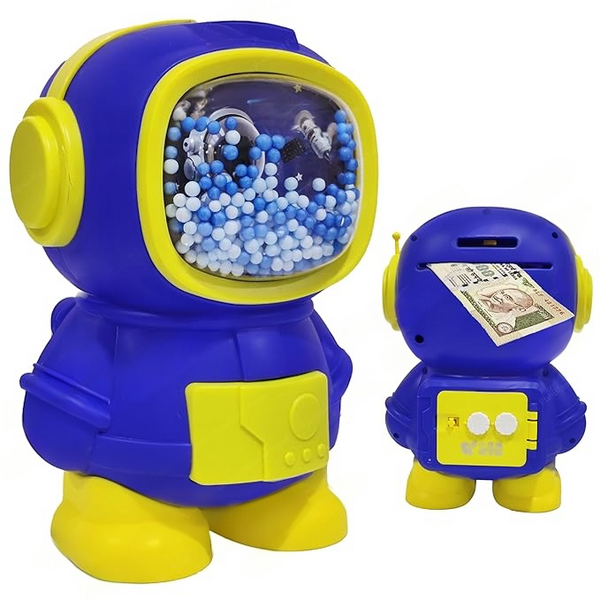 👨‍🚀Dark Blue Space Explorer Piggy Bank with Passcode 🔐