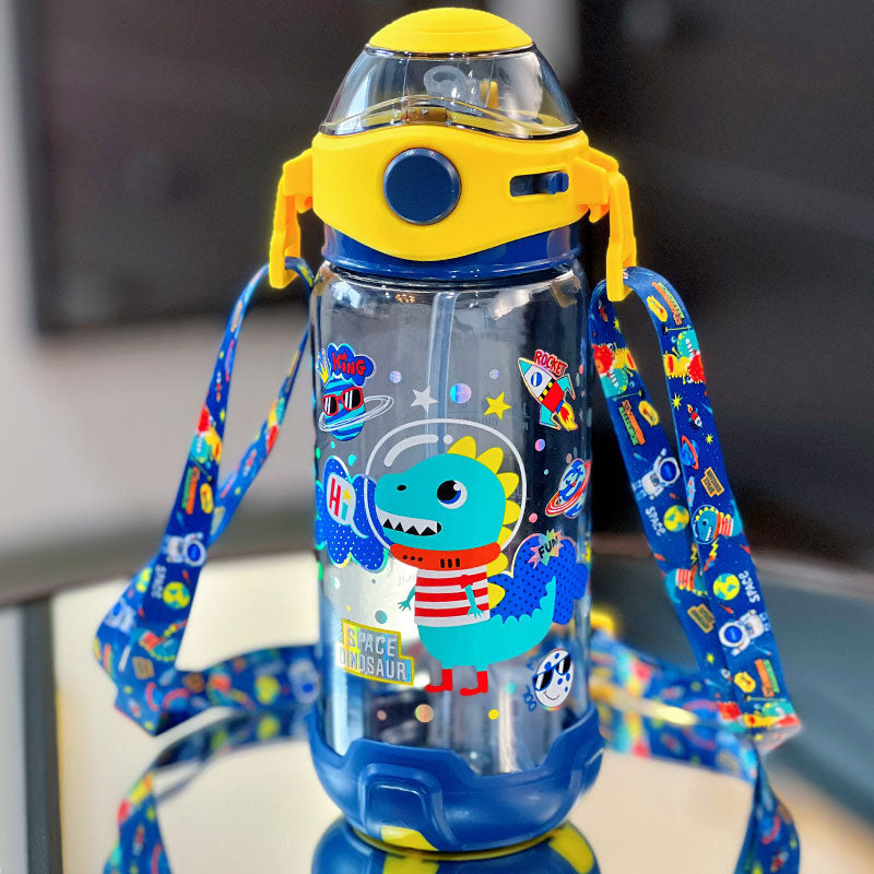 Dino in Space Sipper Bottle – 650ml by VEST 🌠🦖