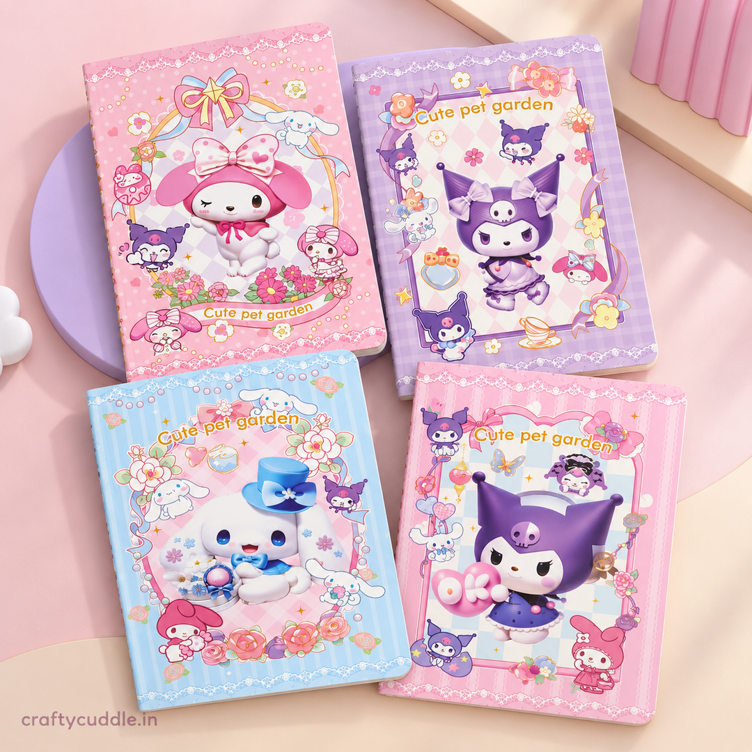Kawaii Pet Garden Notebook