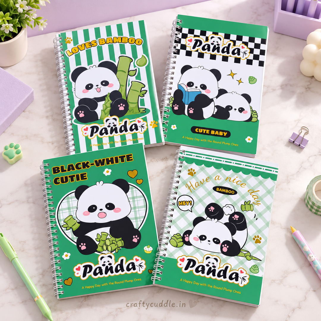 Kawaii Cartoon Spiral Notebook (1Pc)