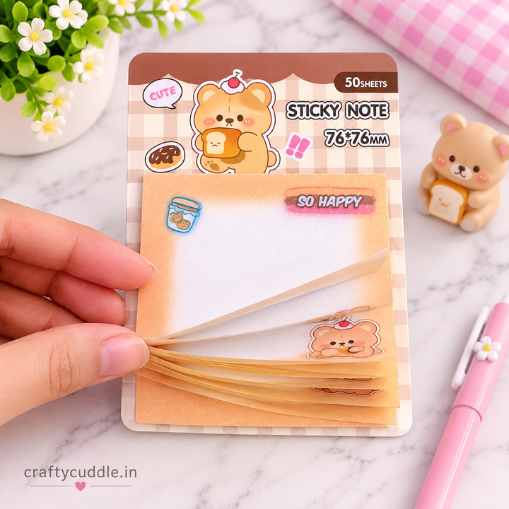 Cute Kawaii Sticky Notes (1 Pack)