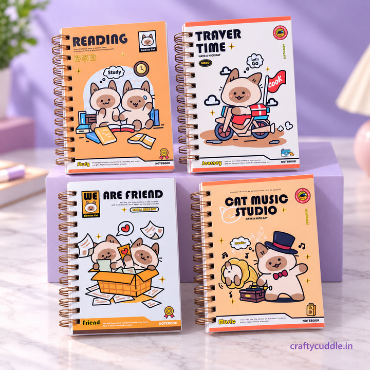 Cute Spiral Notebook for Kids (1Pc)