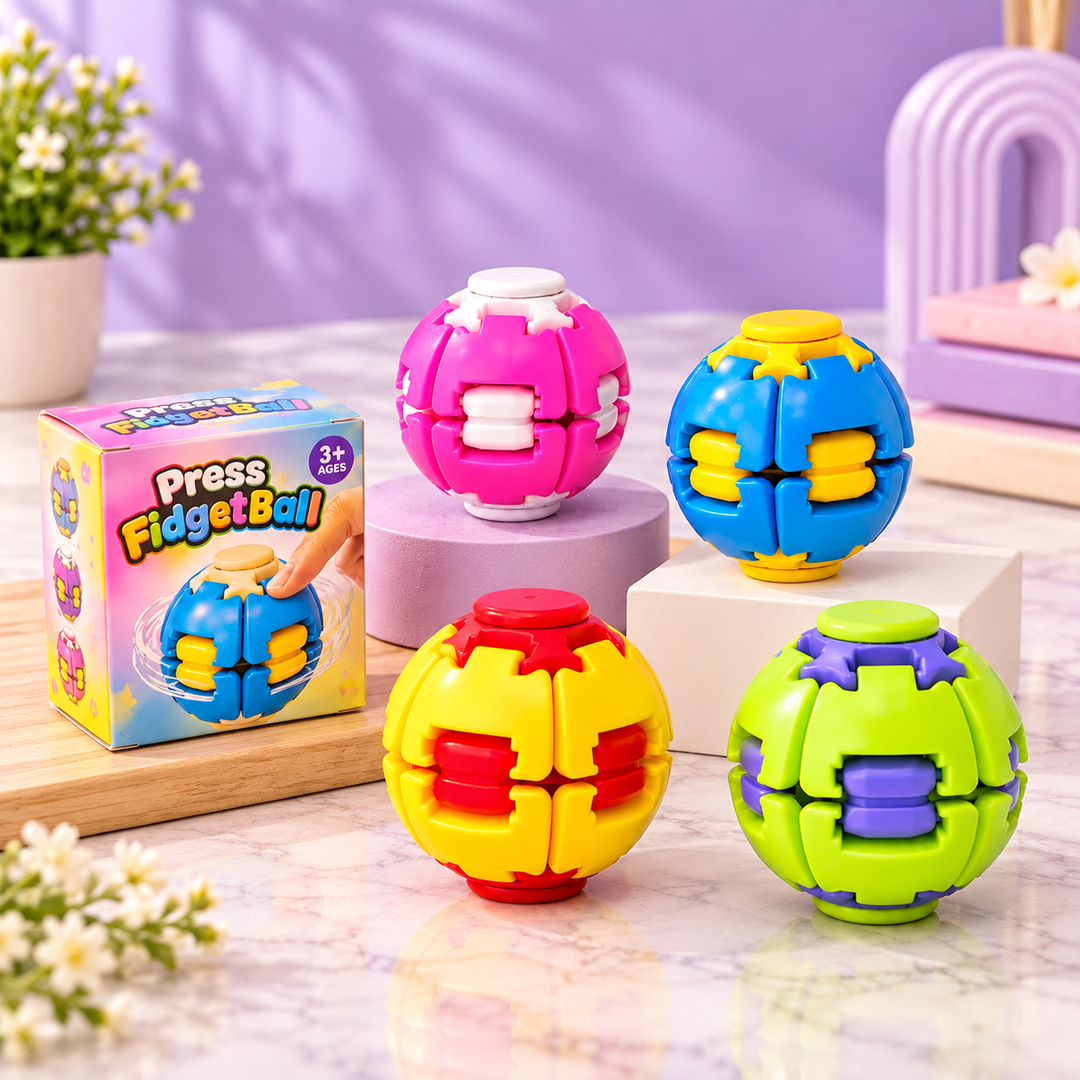 Press Fidget Ball Puzzle Toy for Kids