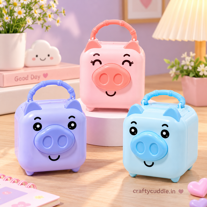 Cute Pig Coin Bank for Kids
