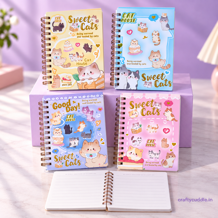 Cute Spiral Notebook for Kids (1Pc)