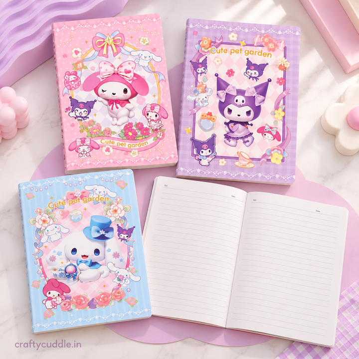 Kawaii Pet Garden Notebook