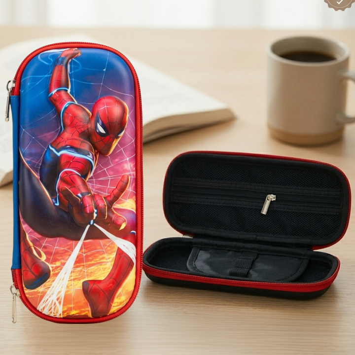 Superhero Theme Hard Shell Pencil Case