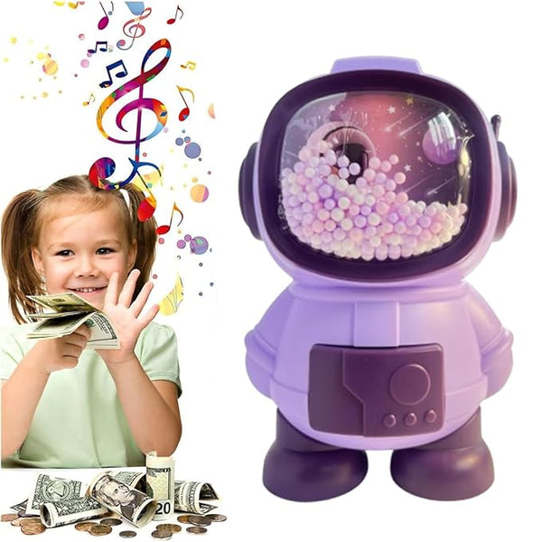 👨‍🚀Purple Space Explorer Piggy Bank with Passcode 🔐