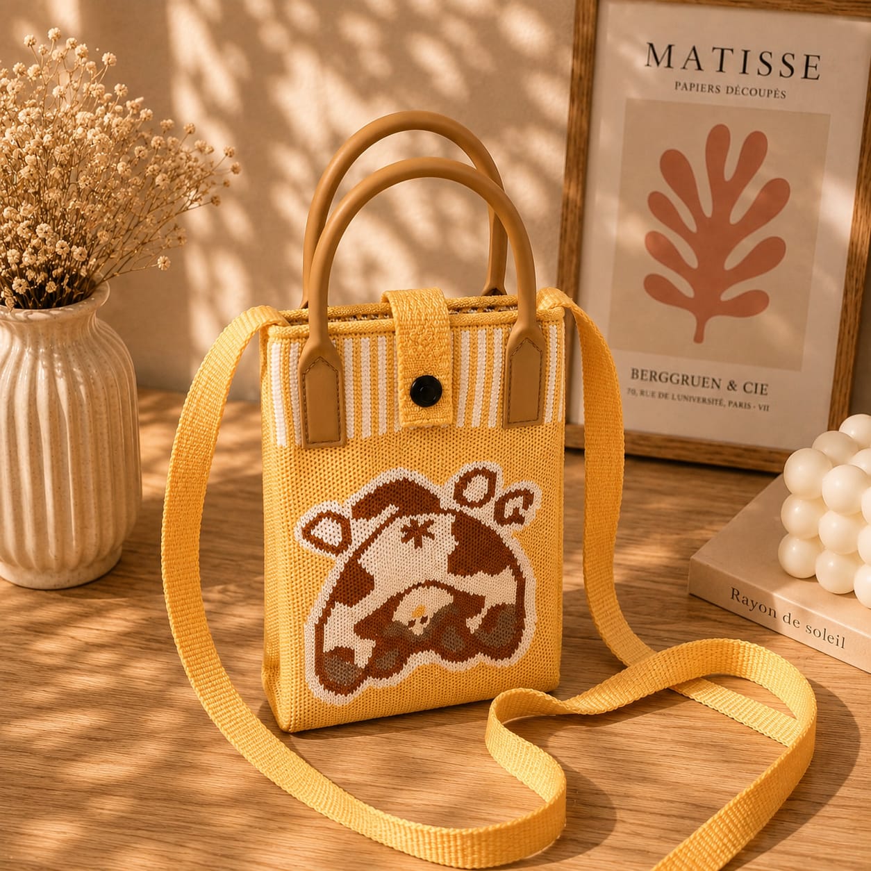 Mini Knitted Crossbody Phone Bag