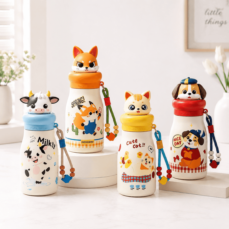 Animal Friends Kids Water Bottle