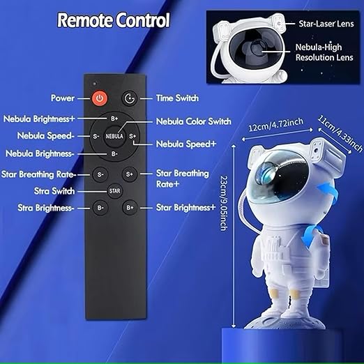 Astronaut Colorful Galaxy Projector - Bring the Stars to Your Room!"Astronaut Colorful LampCRAFTY CUDDLEAstronaut Colorful Galaxy Projector - Bring the Stars to Your Room!"Astronaut Projectorastronaut galaxy projectorastronaut lamp gift