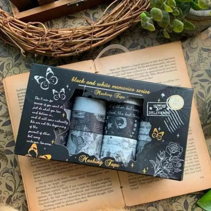 "Black &amp; White Memories – 20 Vintage - Inspired Rolls" 🖤📜✨ - CRAFTY CUDDLE"Black &amp; White Memories – 20 Vintage - Inspired Rolls" 🖤📜✨product_type  for kids