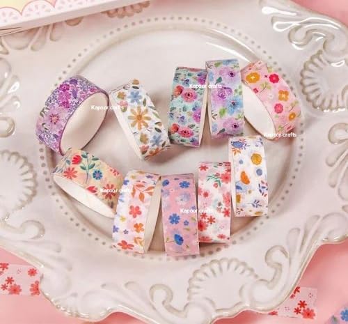 Decorative washi tape used in a bullet journal spread